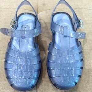 Mini Melissa Possession Jelly Sandal Clear Glitter